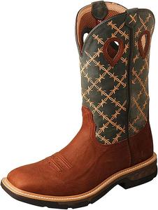 Ботинки Western Work Twisted X Men 12, Mocha & Slate