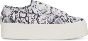 Кроссовки Superga Unisex-Adult 2790 Print, белый/слоновая кость/темно-синий