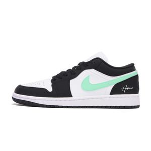 Баскетбольные кроссовки Air 1 LOW с противоскользящим износостойким верхом для детей и подростков Jordan, черный