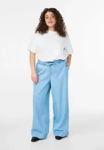 Mit hoher taille trousers Zizzi, Light Blue Denim
