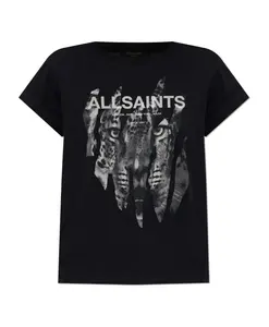 Футболка рипроар Allsaints, черный