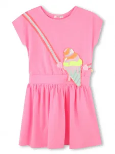 Платье с аппликацией Billieblush, розовый