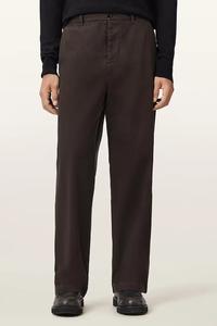 Хлопковые брюки Allsaints, коричневый