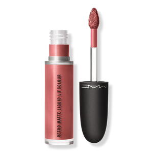 Жидкая матовая помада в стиле ретро MAC, Gemz & Roses (bronze rose)