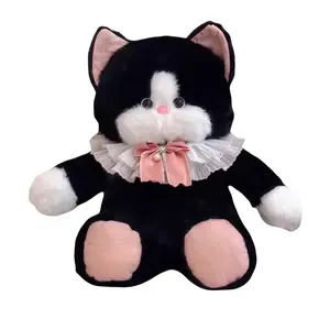 Очаровательный рюкзак Meisheng Crafts с кошкой плюшевая кукла высота 43cm Bitter purchase