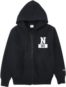 Мужская толстовка Champion C3-C113 с длинным рукавом, плотность ткани 11,5 унций, флисовая подкладка, графический принт, обратная текстура ткани, черный