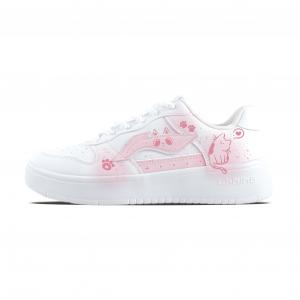 Плавающие ботинки Li Ning Floating Boat с противоскользящей амортизацией, легкие, низкие, для скейтбординга, унисекс., белый