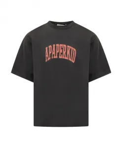 Черная футболка A Paper Kid, черный