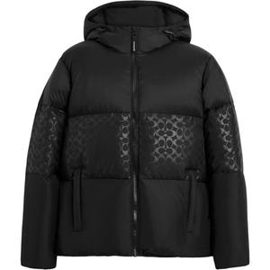COACH Пуховик мужской черный, Black