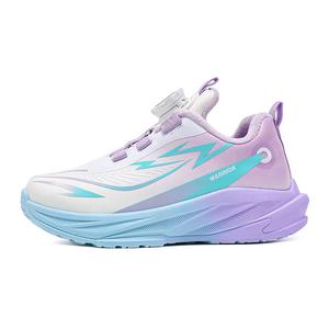 Детские кроссовки low top из искусственной кожи WARRIOR, белый фиолетовый lake синий