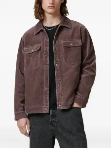 Вельветовая рубашка Castleford AllSaints, коричневый