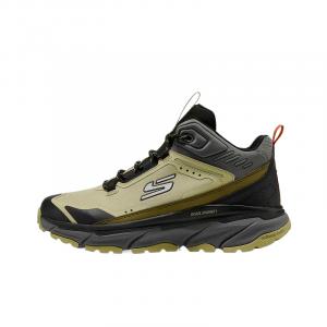 Мужские OUTDOOR с амортизацией и дышащие мид-топ кроссовки для активного отдыха Skechers, оливковый