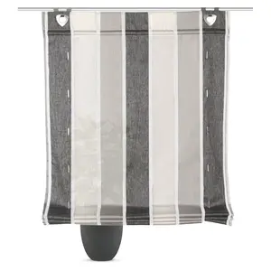 Римская штора LOSANA с подвеской на крючках без сверления Home Wohnideen, антрацит