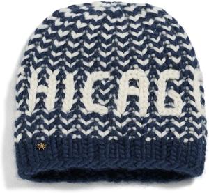 Женская шапка Lele Sadoughi Chicago, Navy Melange