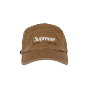 Твиловая кепка Supreme из ткани чинос, цвет Коричневый