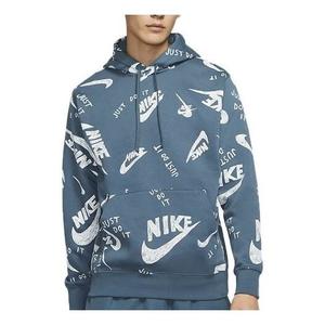 Толстовка Men's Nike Sportswear Club Pullover Gray Green, зеленый