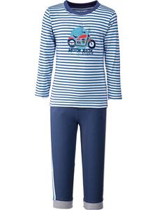 Erwin Müller Детская пижама из трикотажа синего цвета