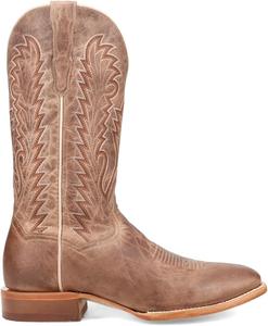 Мужские ботинки Dan Post Jerry с вышивкой, квадратный носок, с запрокидкой, повседневные, средней голени - коричневые