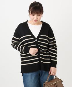 Кардиган с V-образным вырезом большого размера/можно стирать Eur3, цвет Ivory(80)