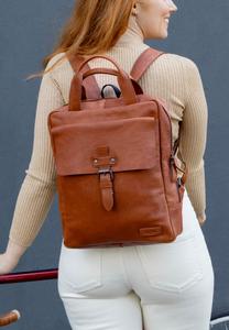 Рюкзак Gusti Leder MARLIN, Braun/Mottled Brown