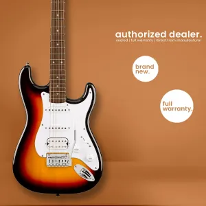 Squier | Серия Affinity Strato Junior | Электрогитара | Солнечный взрыв, 3 цвета