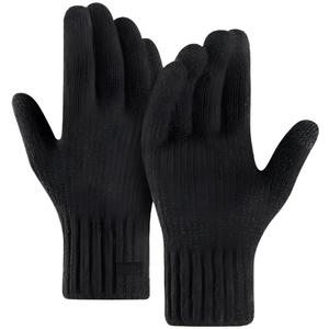 WARRIOR Хлопковые трикотажные перчатки унисекс, Black