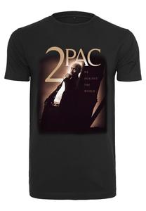 Футболка с принтом ME AGAINST THE WORLD COVER Mister Tee, чёрная