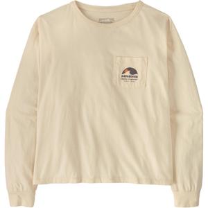 Органическая футболка с рукавом дроп-шолдер женская Patagonia, Natural Color/Udnl
