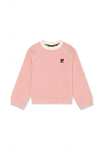 Одежда pratolino, свободная толстовка с круглым вырезом Fila, Mellow Rose-Egret