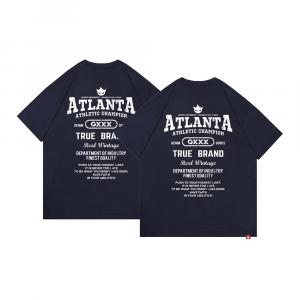 Футболка с круглым вырезом 100% хлопок короткий рукав unisex GXXX, синий