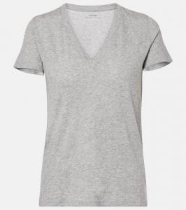 Хлопковая футболка Vince, H Grey