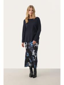 Свободный вязаный свитер KlarraPW темно-синего цвета PART TWO