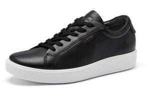 Ecco Мягкие стильные кроссовки для скейтбординга, женские, черные