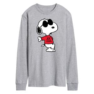Мужская футболка с длинными рукавами и рисунком Peanuts Joe Cool Licensed Character