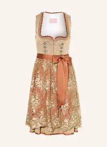 Дирндль marike с жемчугом Krüger, коричневый