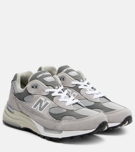 Кроссовки U992GY из кожи и сетки New Balance, Grey