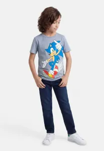 Футболка с графическим принтом Gap, Sunny Grey