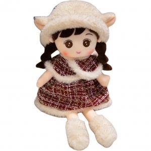 Милые плюшевые куклы в стиле Chanel, высота 45см/60см/70см/80см Mr. Toy, красный