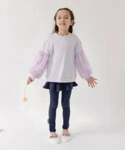 Леггинсы-клеш из тюля Panpantutu, цвет Navy