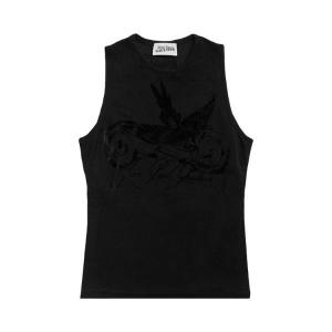 Топ Jean Paul Gaultier Tattoo Ruban Tank Top, Black