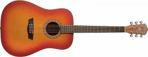 Washburn Wd7 S Acsm Dreadnought Cherry Sunburst