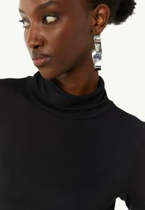 Топ с длинными рукавами comma, черный