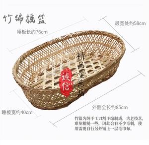 Fantasy Колыбель-качалка ручной работы для младенцев, бамбуковая плетёная люлька с верёвками, готова к отправке