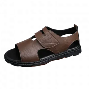 EGCHI Пляжные сандалии Men's Black/Gray/Brown