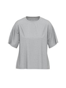 Рубашка из манильской ткани серо-меланжевого цвета Tom Tailor