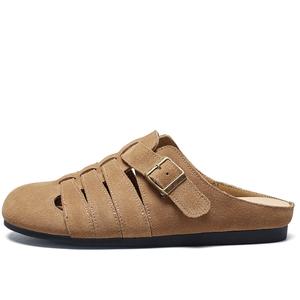 Женские сандалии с закрытым носком, устойчивые к истиранию YEARCON, Earth Yellow