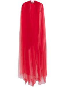 V:PM ATELIER кейп Wanda из тюля, красный