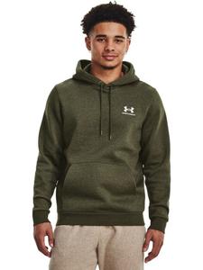 Толстовка UA Essential Fleece Hoodie Under Armour, зеленый