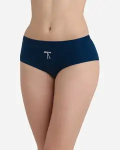 Набор из 4 эластичных хлопковых трусиков с принтом Dim, мультиколор