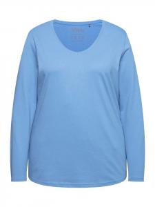 Футболка Ulla Popken Shirt, цвет helle kornblume